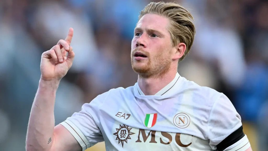 Kevin de Bruyne trở lại Etihad trong màu áo Napoli đụng độ Man City ở Champions League